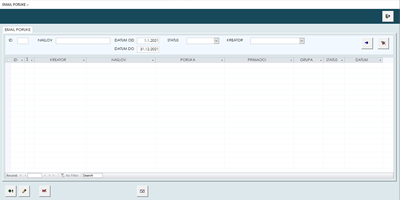 Podmodul Email sistem